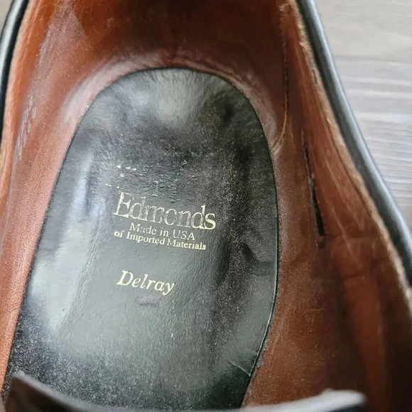 Allen Edmonds Mens Delray Leather Dress Shoes Split Toe Oxford Black Size 13 main image 9